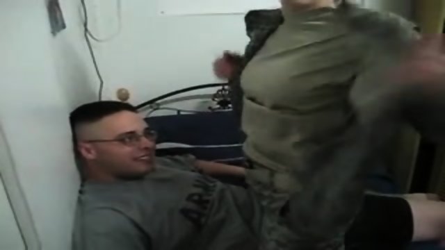 Army Medic Spc Visits The Wtu And Lets An Injured Soldier Suck Her Tits On Camera