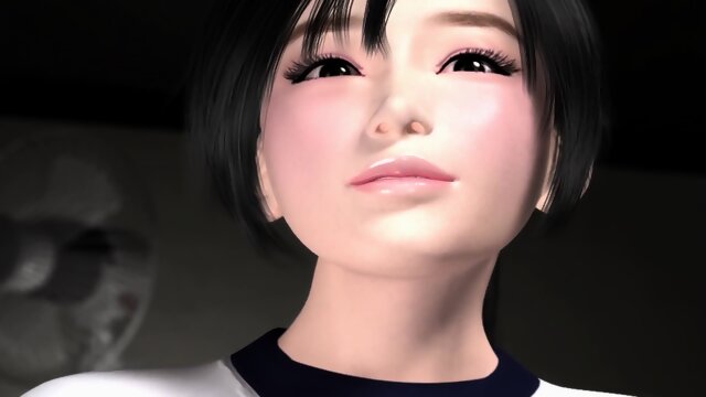 Shaved 3D Toon Girl Getting Facialized Hard