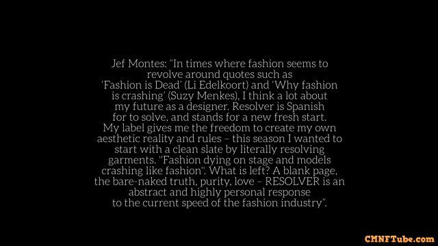 Naked Fashion Show Models on Catwalk Jef Montes Resolver event at FashionW