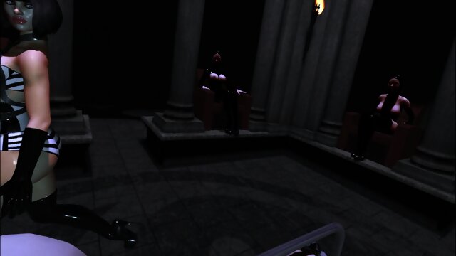 SFM VR 3D LATEX MISTRESS TESSA MILKS SLAVE THROUGH PROSTATE/SLAVE TRAINING