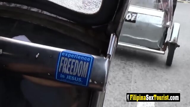 Hot Filipina babe is getting fucked hard in doggystyle!