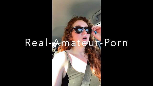 Had to pull over in traffic again to cum, Am I addicted to cumming? * real amateur porn *
