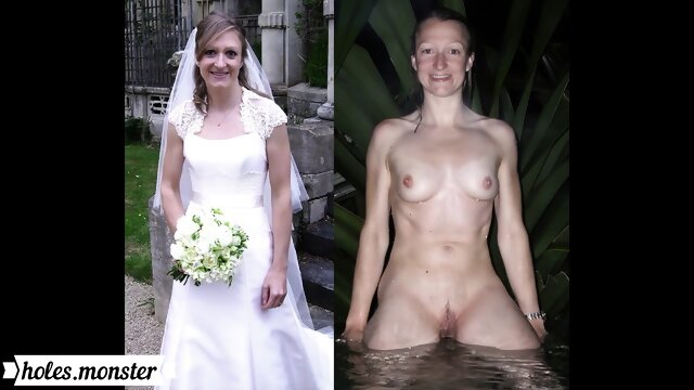 Brides dressed and undressed