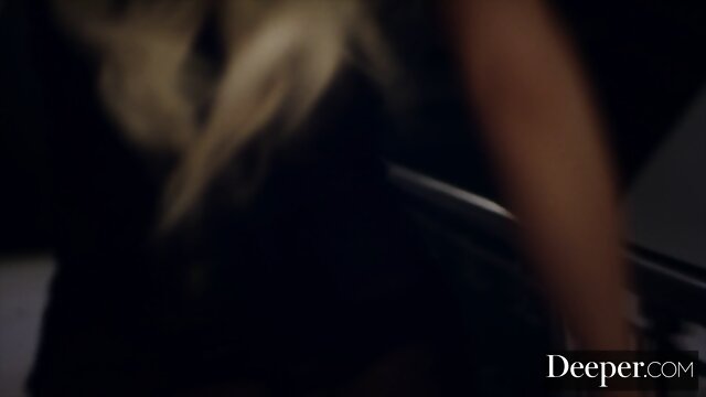 Deeper. Twinlike Blondes Riley & Elsa Have Intense Threesome