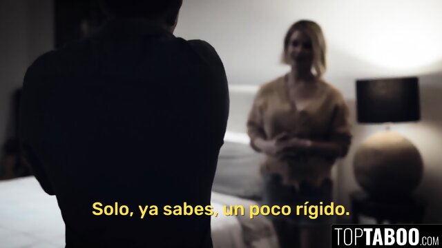 Pretty Mom Offers To Help Injured Teen Son Pleasure Himself