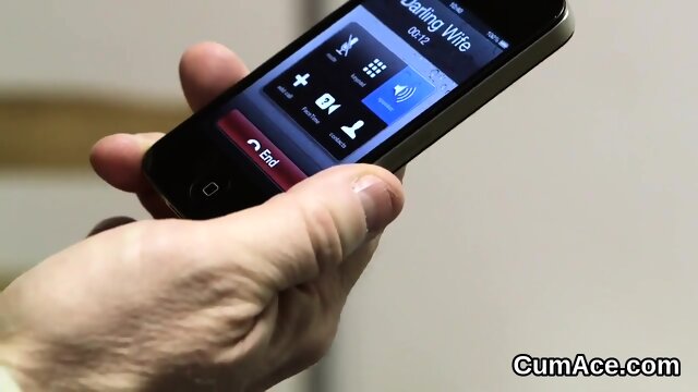 Naughty looker gets cum shot on her face swallowing all the semen