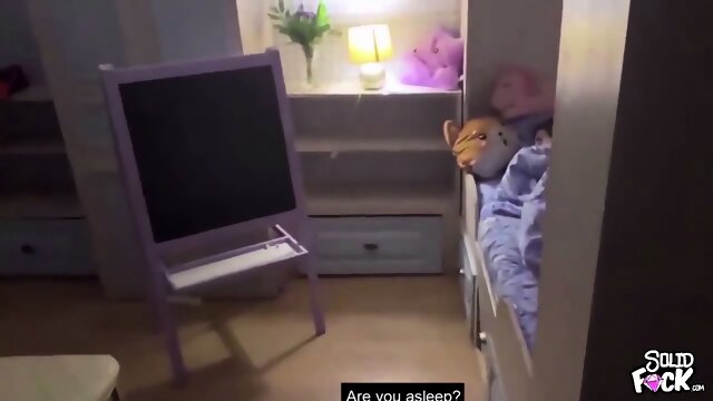 Sweety Teen Licked and Fucked by Stepdad When Sleeping