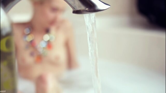 Skinny Blonde Pounded Hard And Creampied