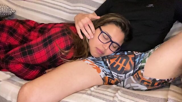 Wake Up My Stepmother From Her Nap And I Spooge In Her Mouth