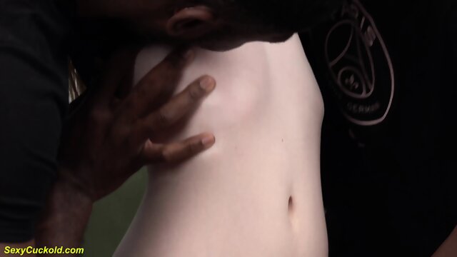 Aliska Dark - Her First BBC Cuckold DP Lesson