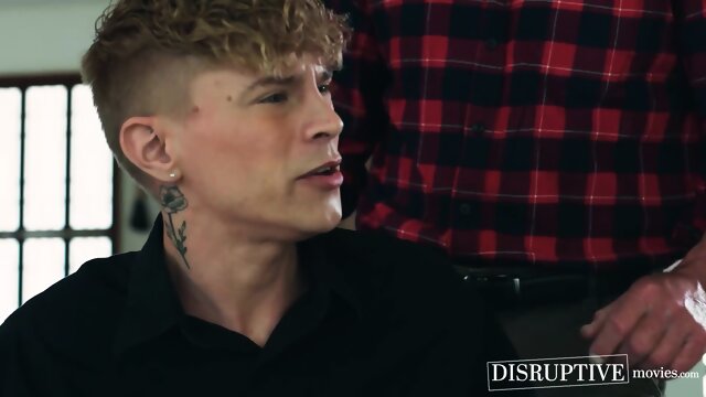 Stepuncle Dale Savage breeds twink Harley Xavier in ass for inheritance