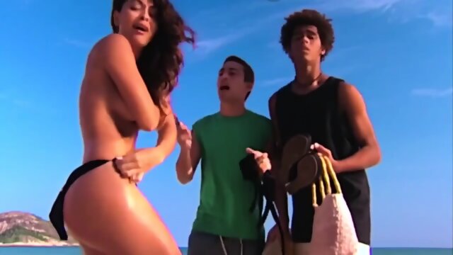 CMNF CFNF only one naked-  Enf Bikini Stolen