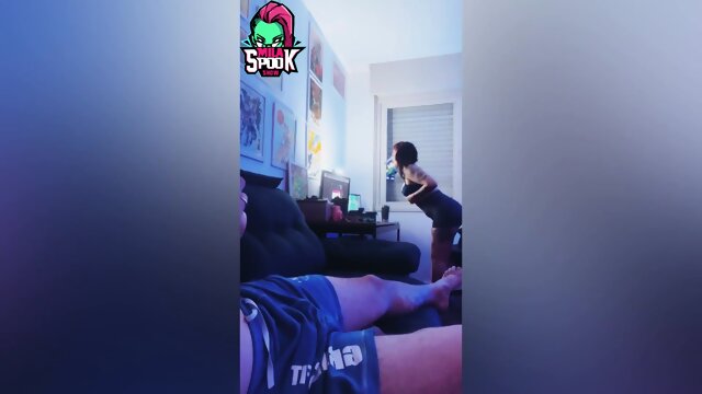 The naughty girl with the wonderful ass pervert